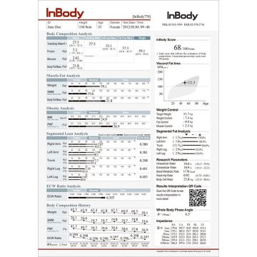 Leletpapír - InBody készülékekhez (500 db / csomag)