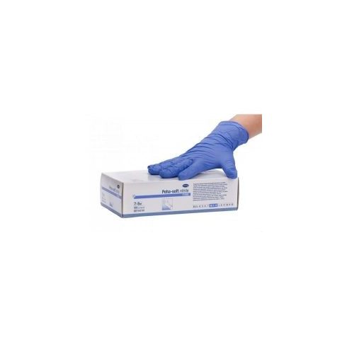 Peha-soft® nitrile fino púdermentes kesztyű (kék) - 150 db/doboz