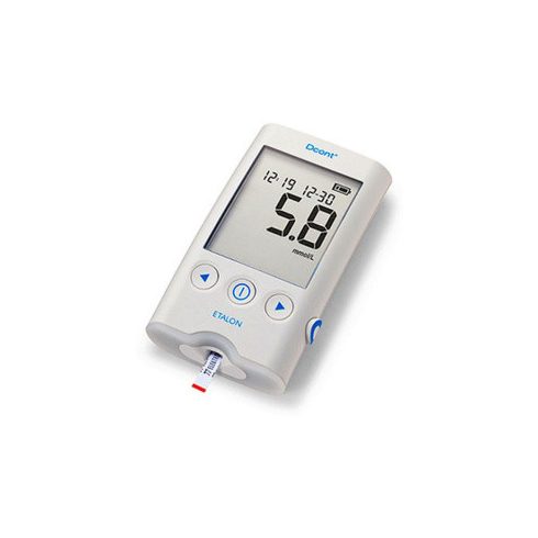 Dcont® ETALON - vércukormérő szett (készülék, ujjbegyszúró készülék, 8 db vérvételi lándzsa, zippzáras tok)