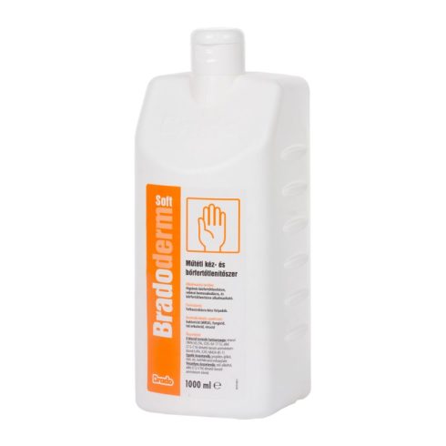 BRADODERM Soft kézfertőtlenítő és bőrfertőtlenítő - 1.000 ml 