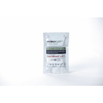WoundClot® Trauma vérzéscsillapító kötszer - 8x100 cm